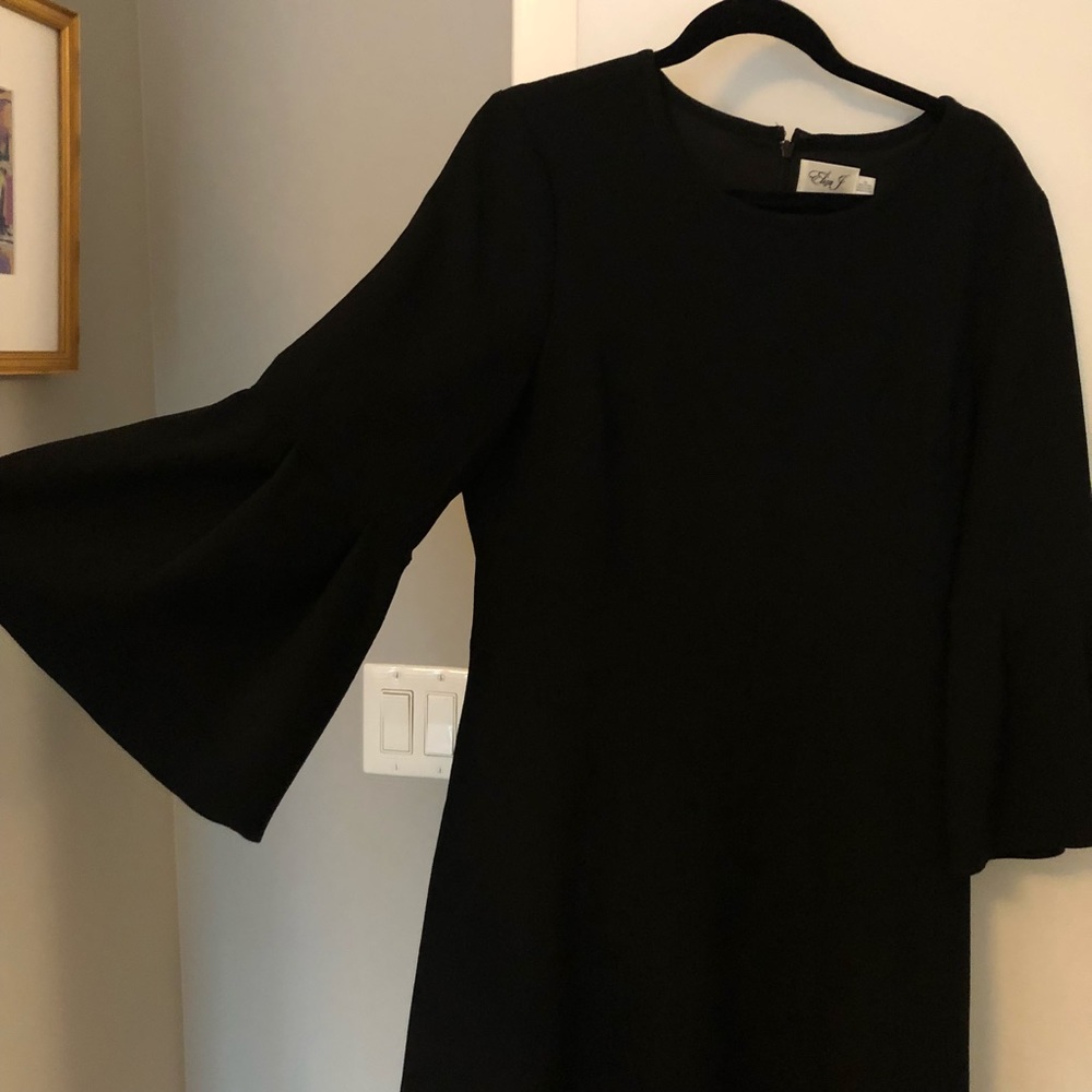 Eliza J Bell Sleeve Fit and Flare Dress